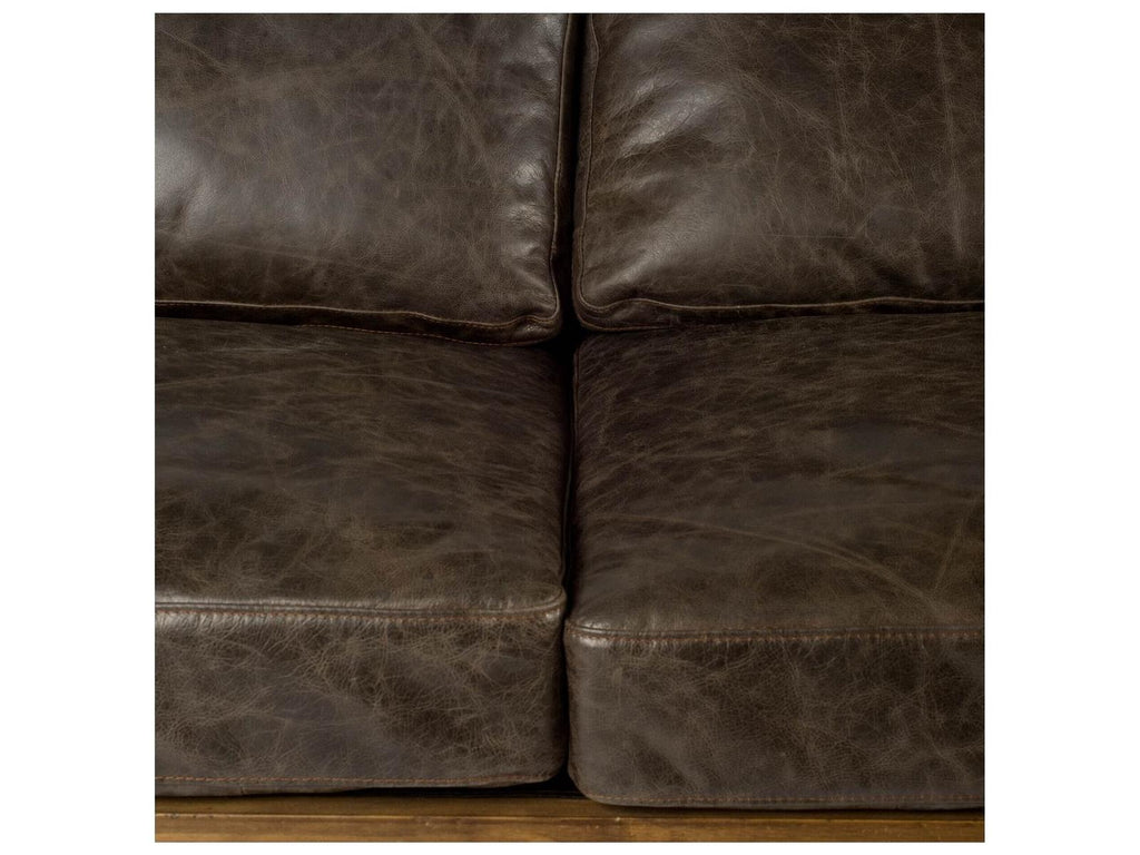 Mercana Colburne II 3-Seat Genuine Leather Sofa in Brown