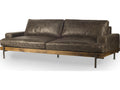 Mercana Colburne II 3-Seat Genuine Leather Sofa in Brown