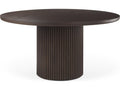 Terra Fluted Dining Table - 6 Niles Chairs - Terra Sideboard