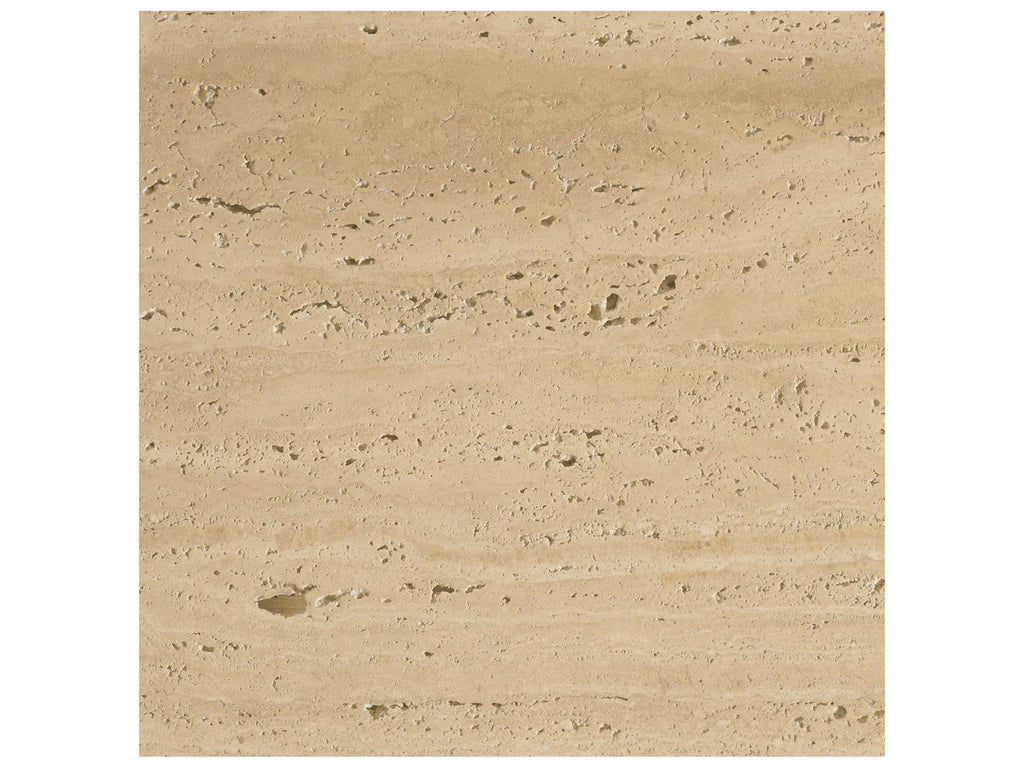 Mercana Elara Ribbed Oblong Travertine Coffee Table