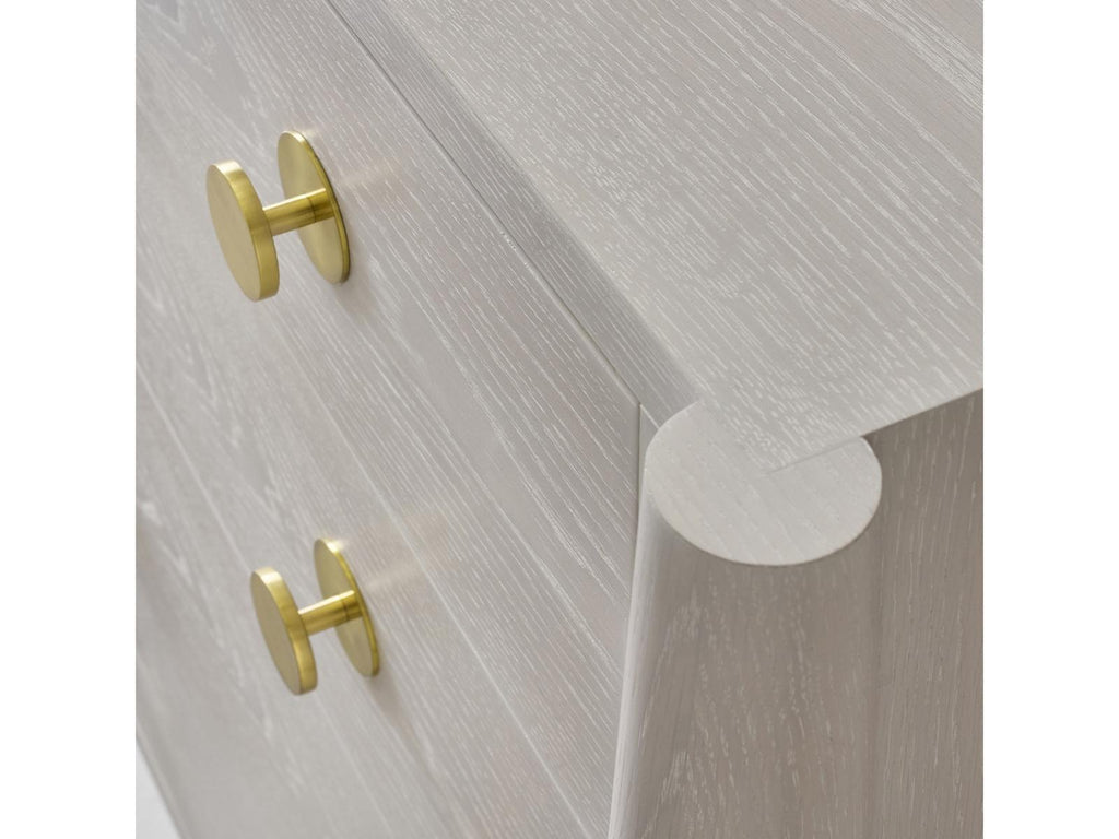 Concourde 3-Drawer Nightstand in Ashe Veneer