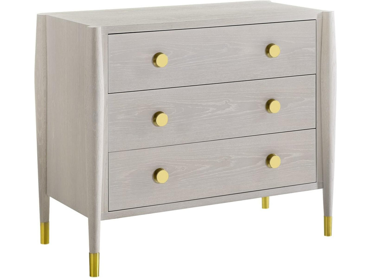 Concourde 3-Drawer Nightstand in Ashe Veneer