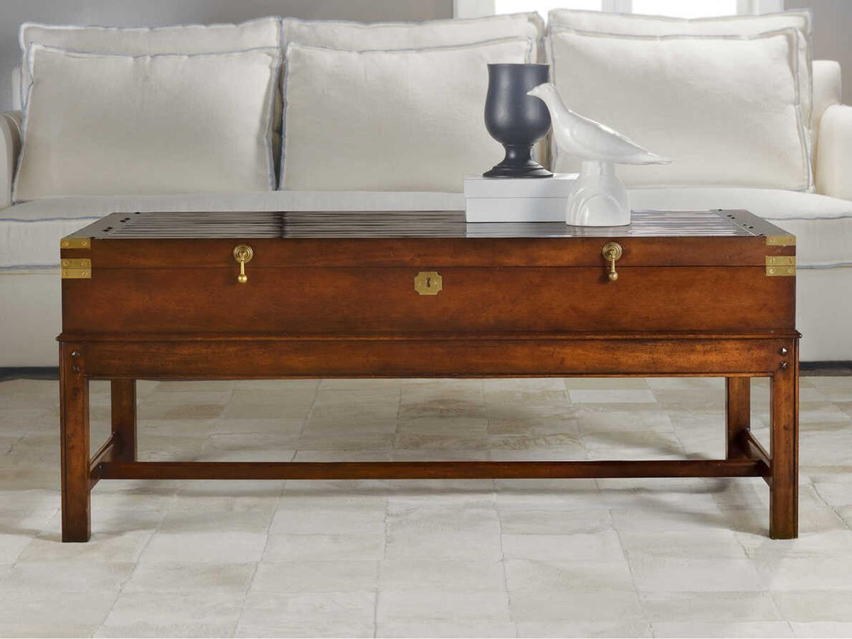 Bagatel Rectangular Distressed Fruitwood Coffee Table