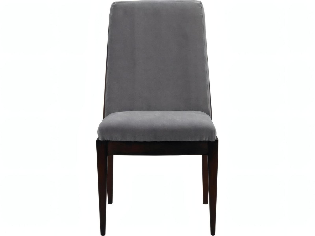Livingston Black Upholstered Armless Dining Side Chair