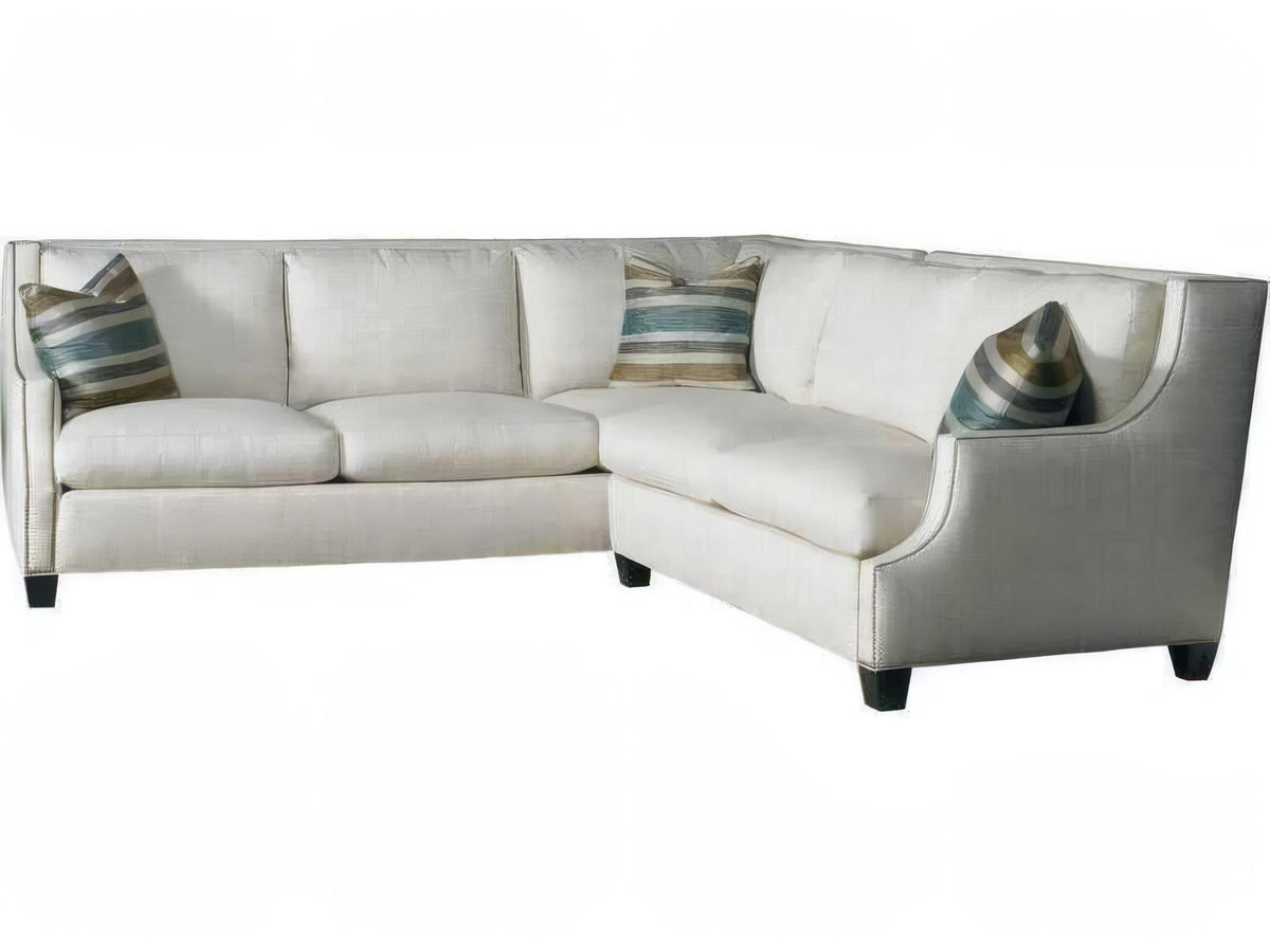 Manhattan Beige Upholstered Sectional Sofa