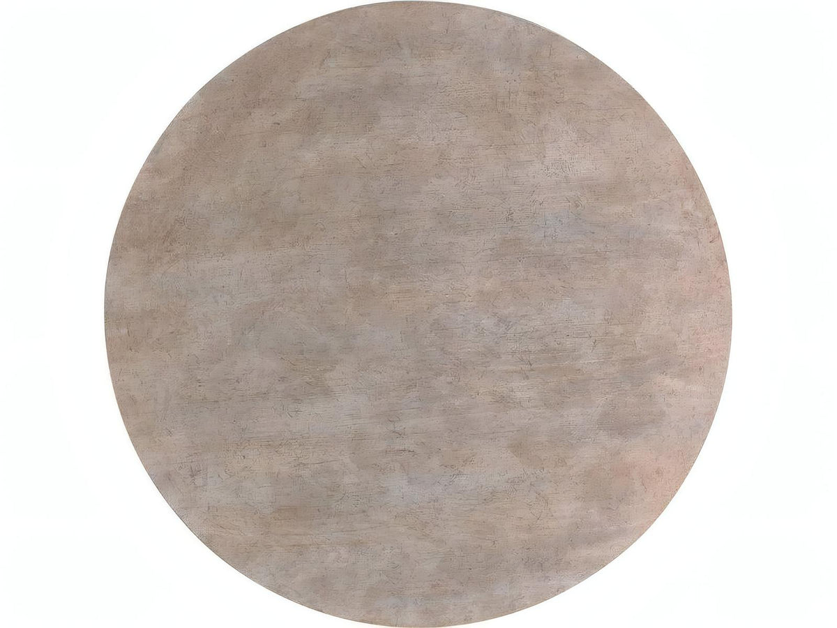 Cyma Round Wood End Table Ash Solids