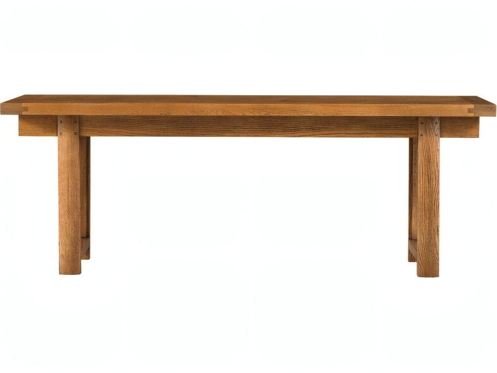 Naga Rectangular Oak Wood Console Table
