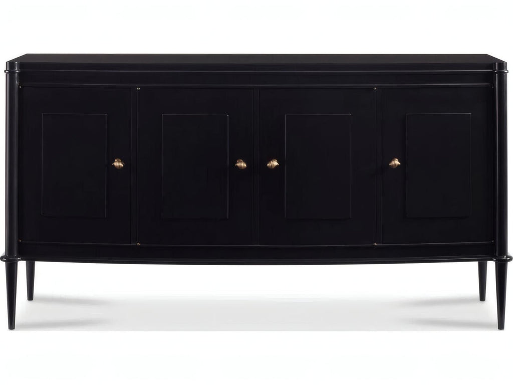 Colvard 72-Inch Beech Wood Sideboard with Brass Hardware