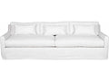 Kathy Upholstered Sofa with Loose Cushions and Optional Slipcover