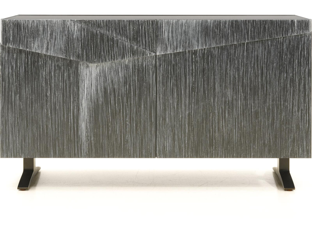 Vide 56 Inch Sideboard with Navy Drip Paint Lacquer Finish