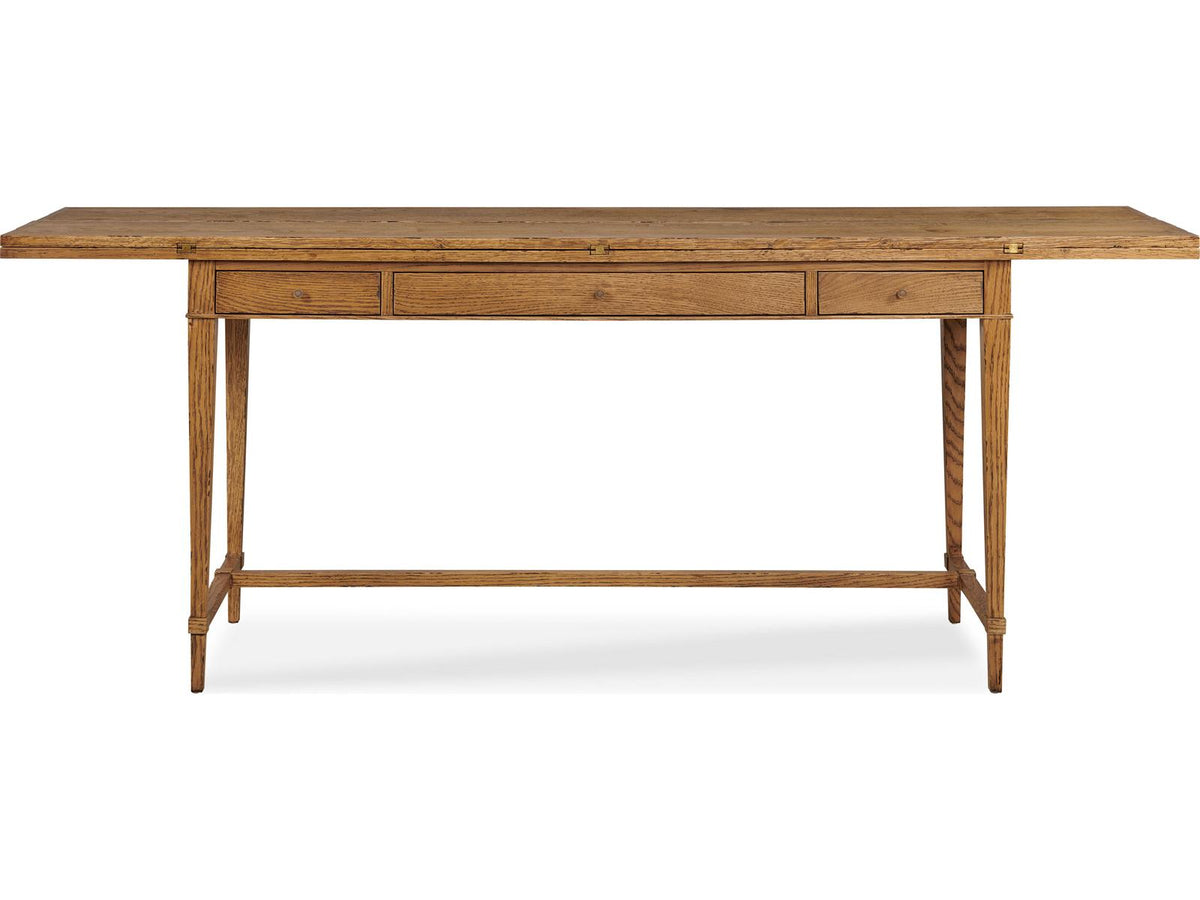 Martha Flip Top Wood Console Table with Drawers