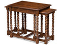 Serpentine Rectangular Wood End Table