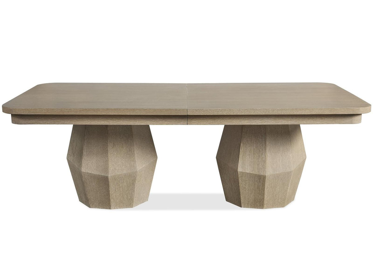 Serenity Extendable Dining Table in Light Cerused Oak