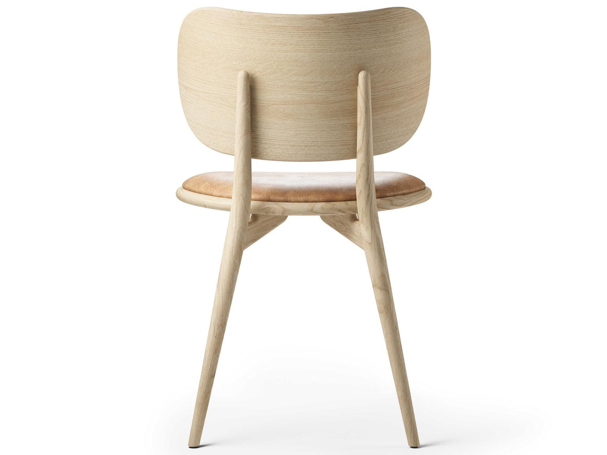 Leather Brown Upholstered Side Dining Chair