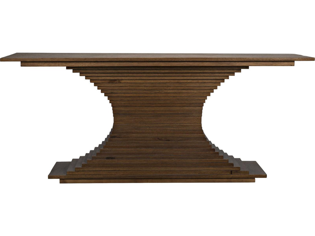 Cambio Rectangular Wood Console Table in Dark Walnut
