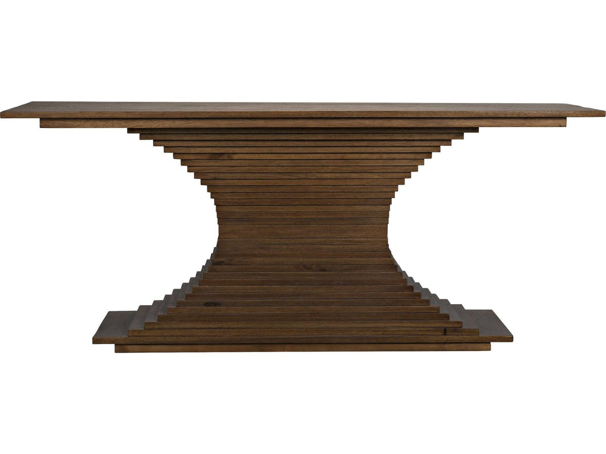 Cambio Rectangular Wood Console Table in Dark Walnut