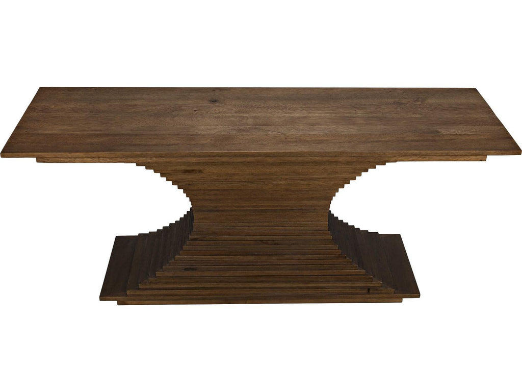 Cambio Rectangular Wood Console Table in Dark Walnut