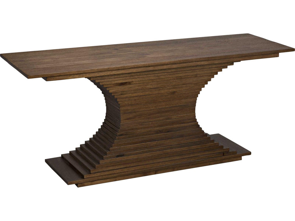 Cambio Rectangular Wood Console Table in Dark Walnut