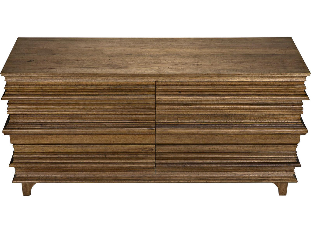 Bernard 6-Drawer Dresser in Dark Walnut