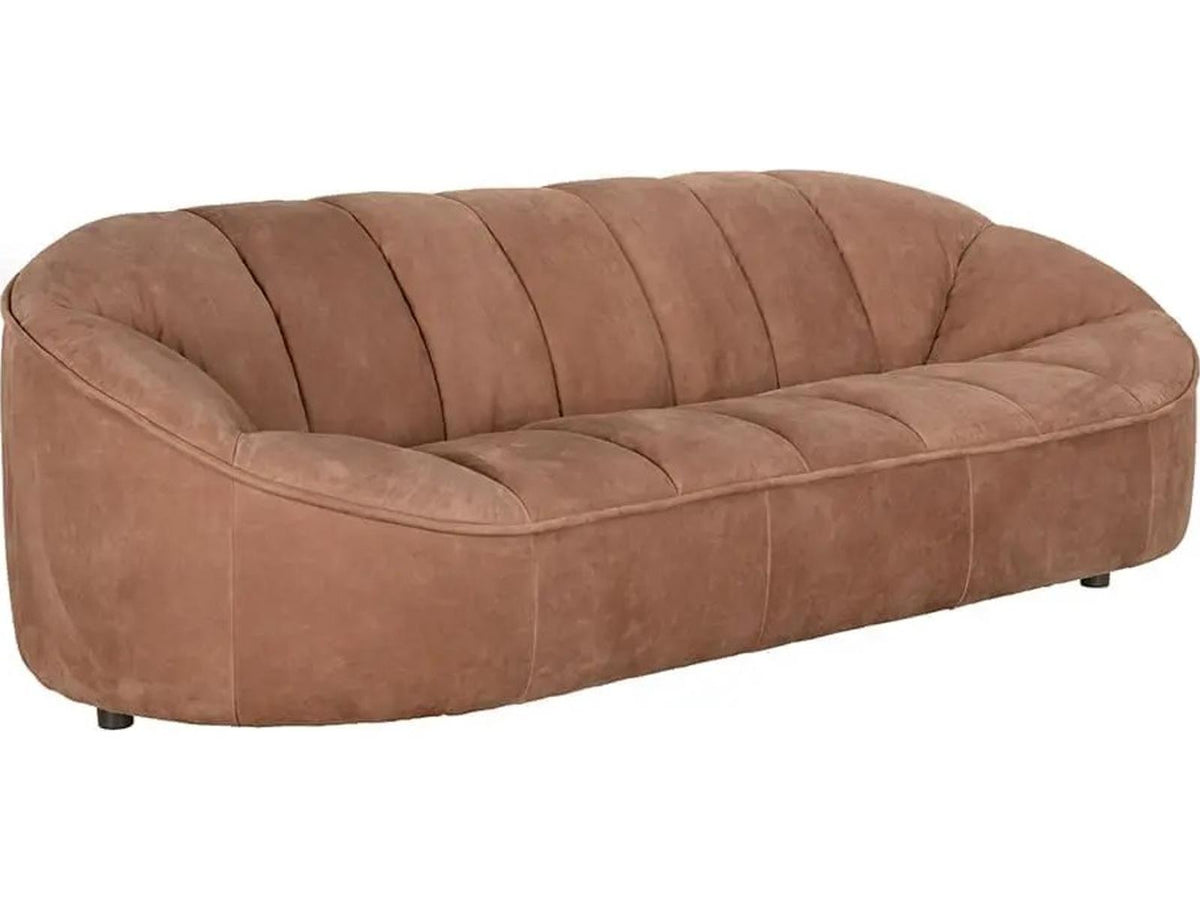 Amadeus 3-Seat Coris Brown Leather Sofa