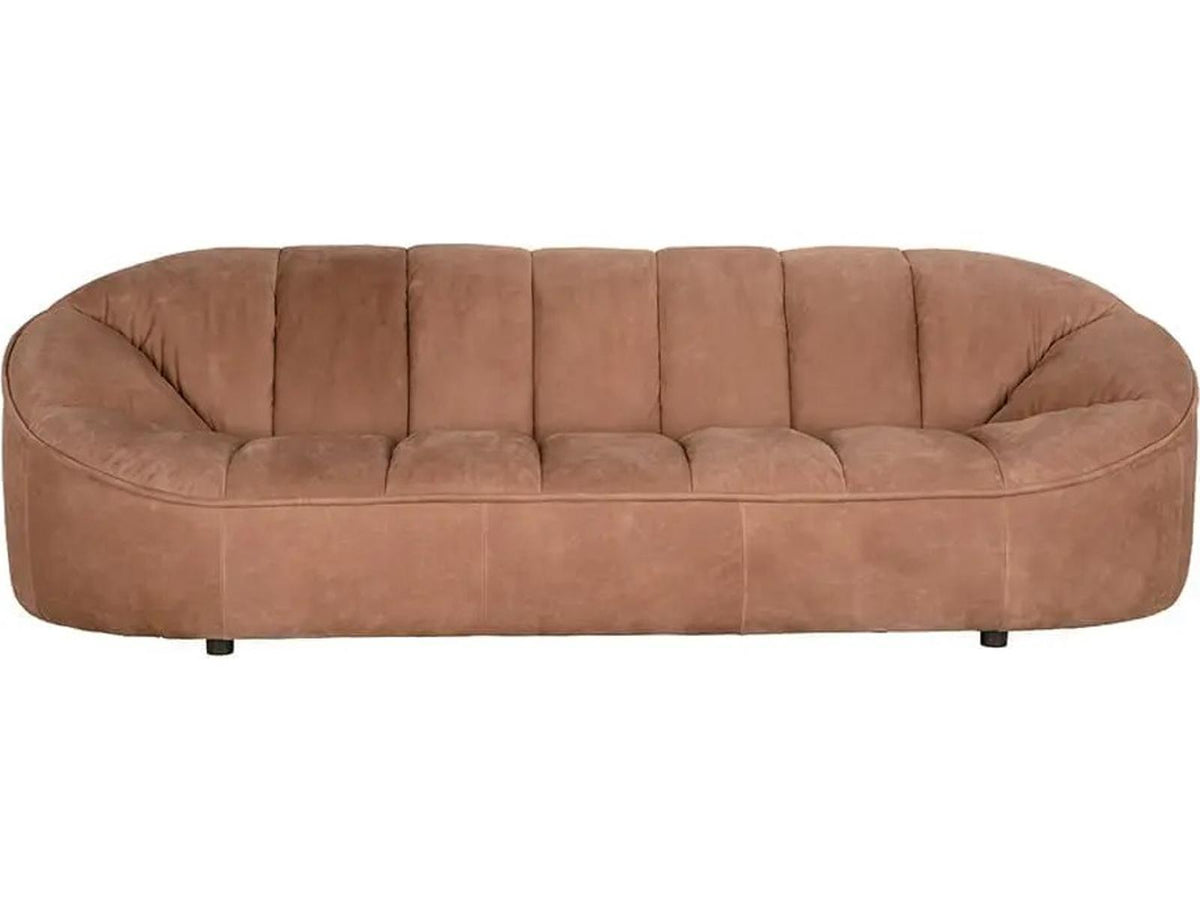 Amadeus 3-Seat Coris Brown Leather Sofa