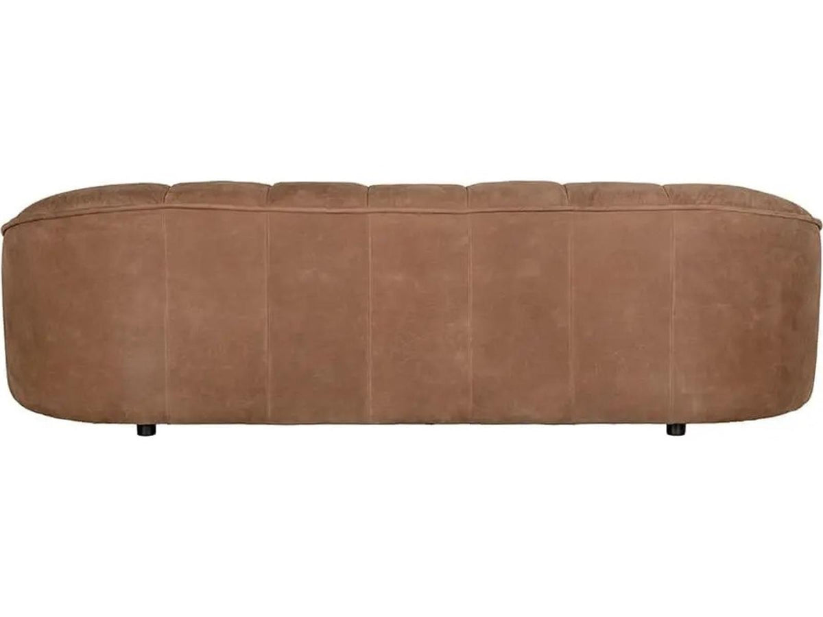 Amadeus 3-Seat Coris Brown Leather Sofa