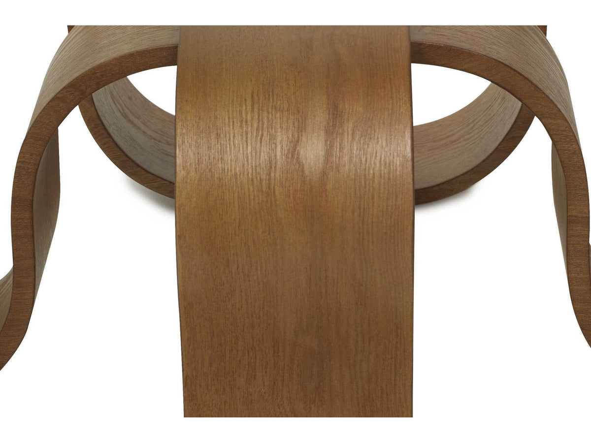Square Glass Brown Coffee Table