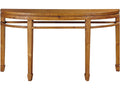 Demilune Wood Olde Pine Console Table