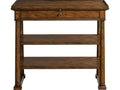 French Tier Rectangular Wood End Table in Walnut