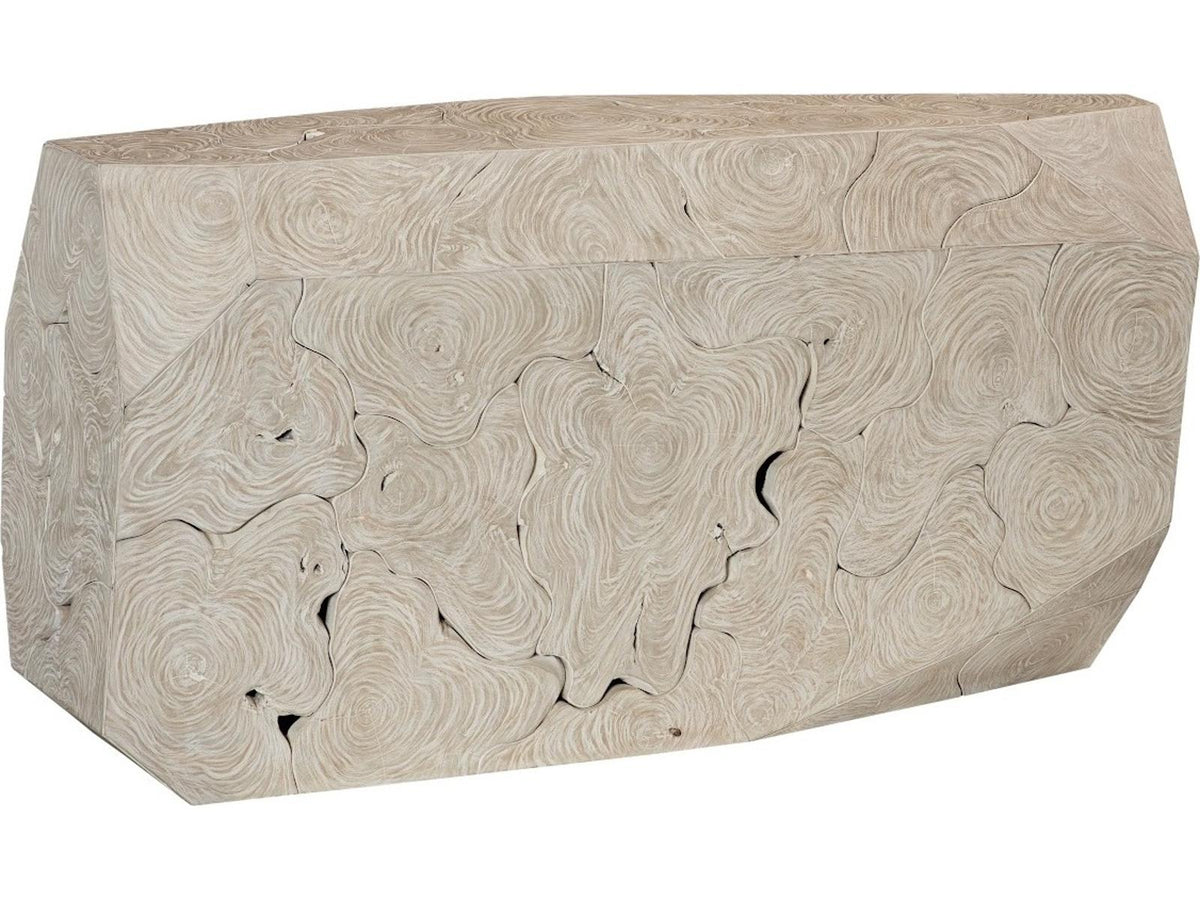 Prism 59-Inch Console Table in Oat Finish