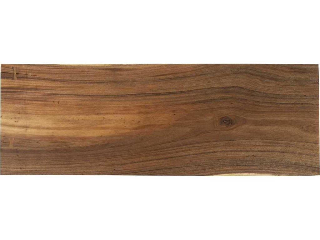 Tapered Rectangular Chamcha Wood Black Console Table
