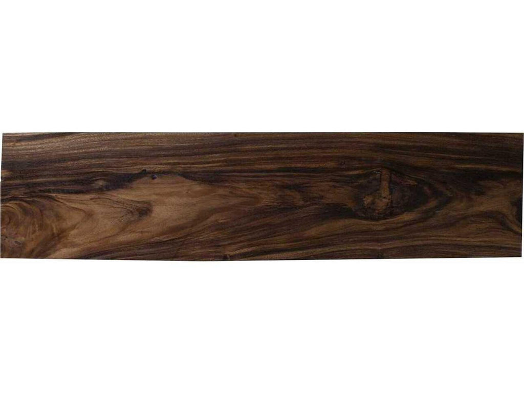 Arc Double Sided Console Table in Natural Wood and Metal