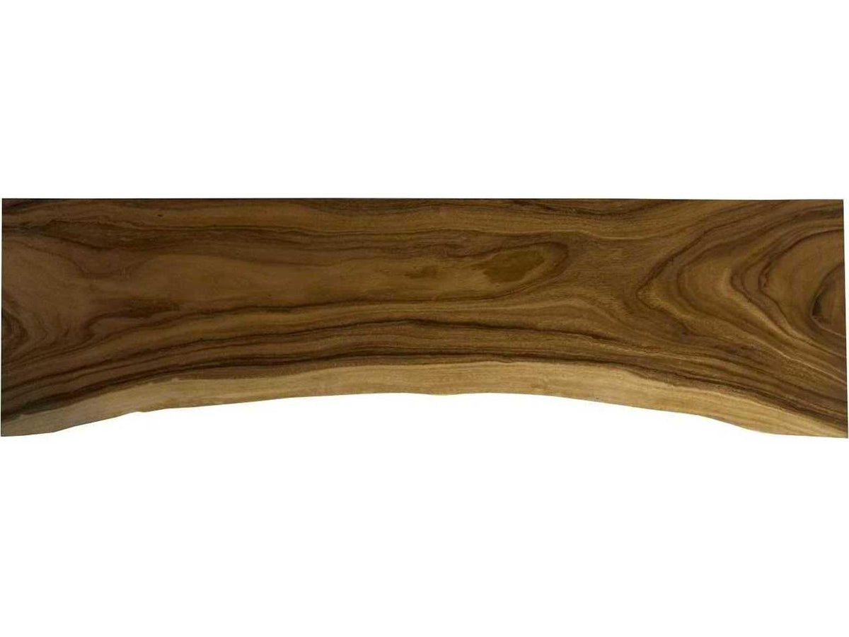 Waterfall Counter Table Natural Chamcha Wood