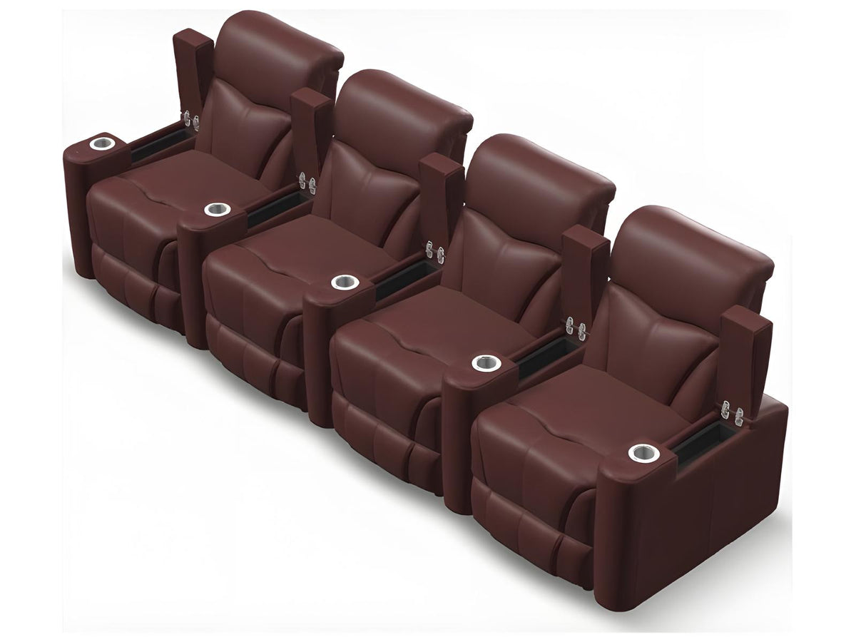 Vivid Modular Power Reclining Sectional Sofa with Power Headrest and Lumbar