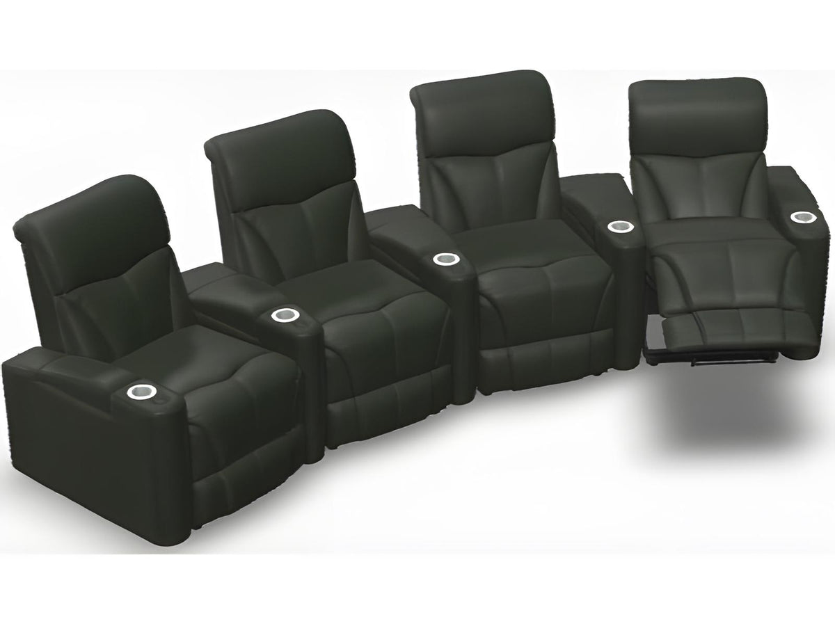Vivid Modular Sectional Sofa with Power Recline and USB Charging