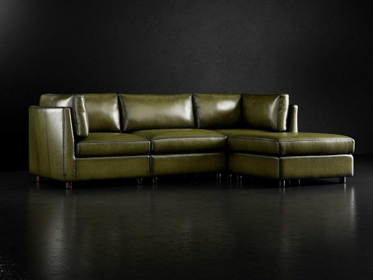Adeline Leather Sectional Sofa