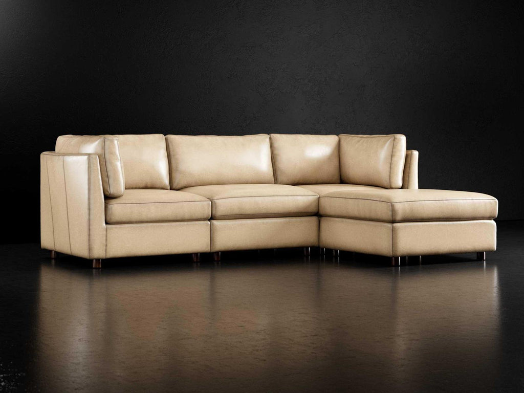 Adeline Leather Sectional Sofa