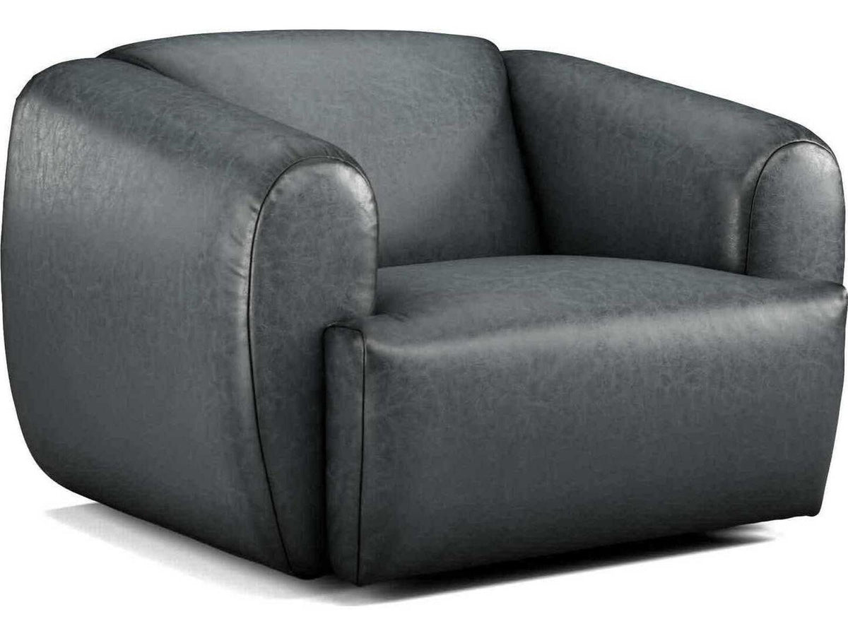 Moondance Swivel Leather Accent Chair
