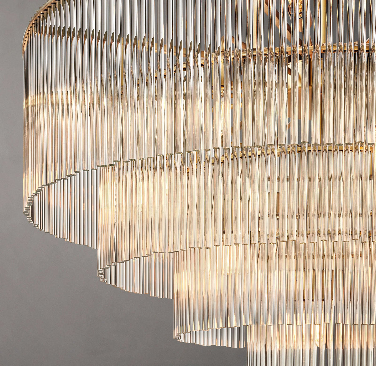Amadeo K9 Glass 
 Round Chandelier 40" for living room