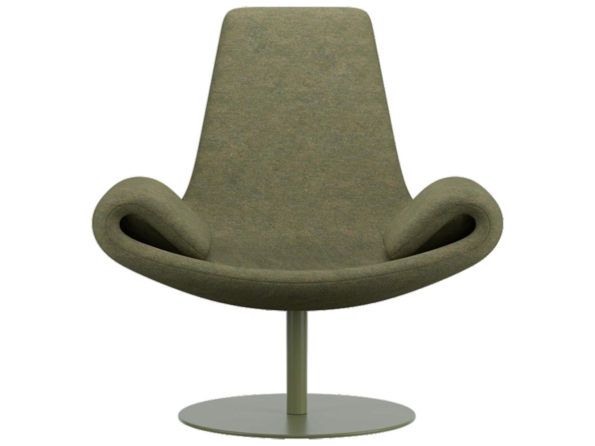 Wing Green Accent Chair by Stefano Giovannoni