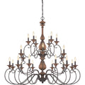 Quoizel Auburn 48 Inch 24 Light Chandelier Cp121484
