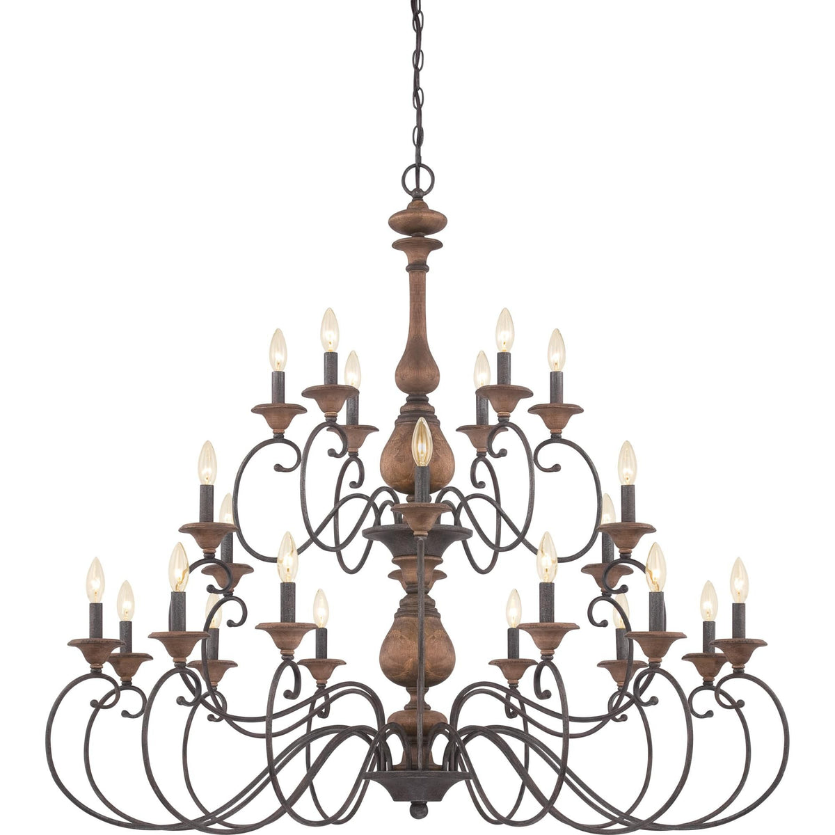 Quoizel Auburn 48 Inch 24 Light Chandelier Cp121484