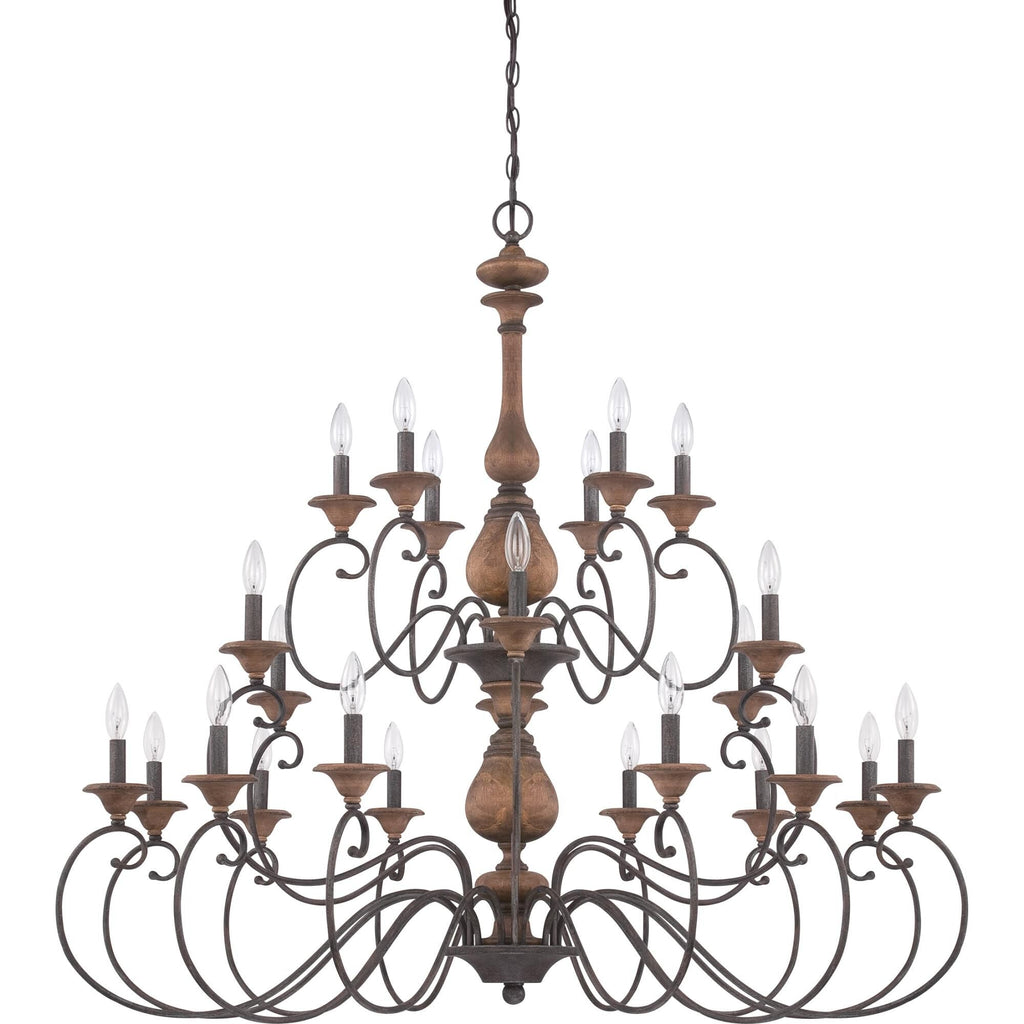 Quoizel Auburn 48 Inch 24 Light Chandelier Cp121484