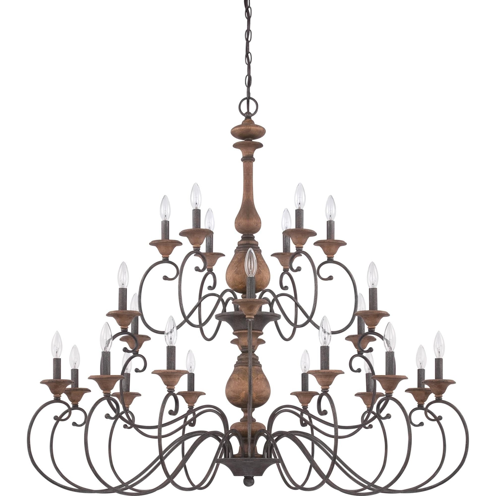 Quoizel Auburn 48 Inch 24 Light Chandelier Cp121484