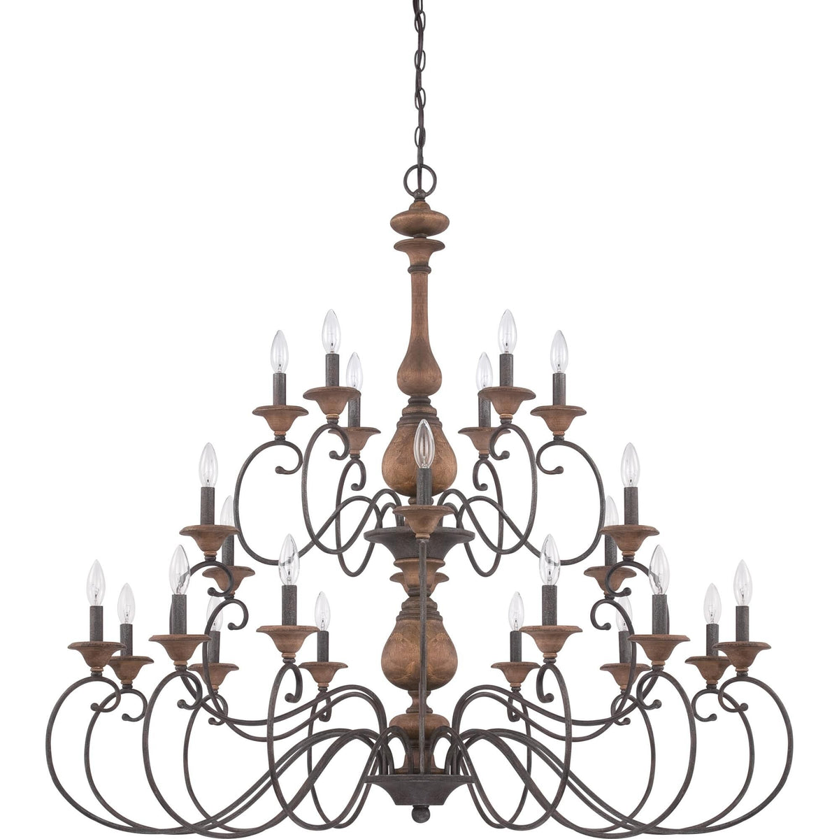 Quoizel Auburn 48 Inch 24 Light Chandelier Cp121484
