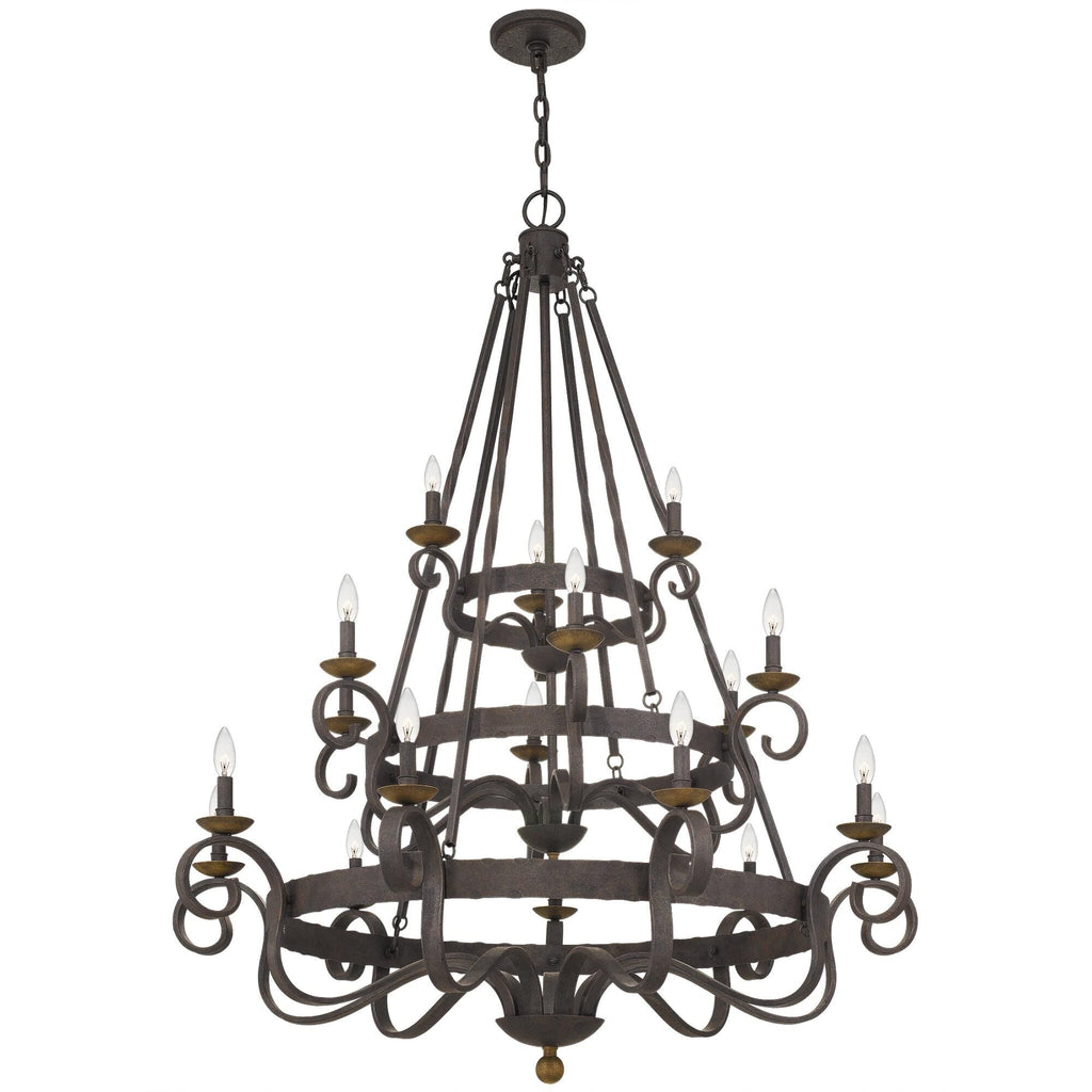 Quoizel Noble 48 Inch 18 Light Chandelier Cp388420