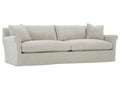 Freya 110-Inch 3-Seat Slipcovered Sofa in Gray Upholstered Fabric