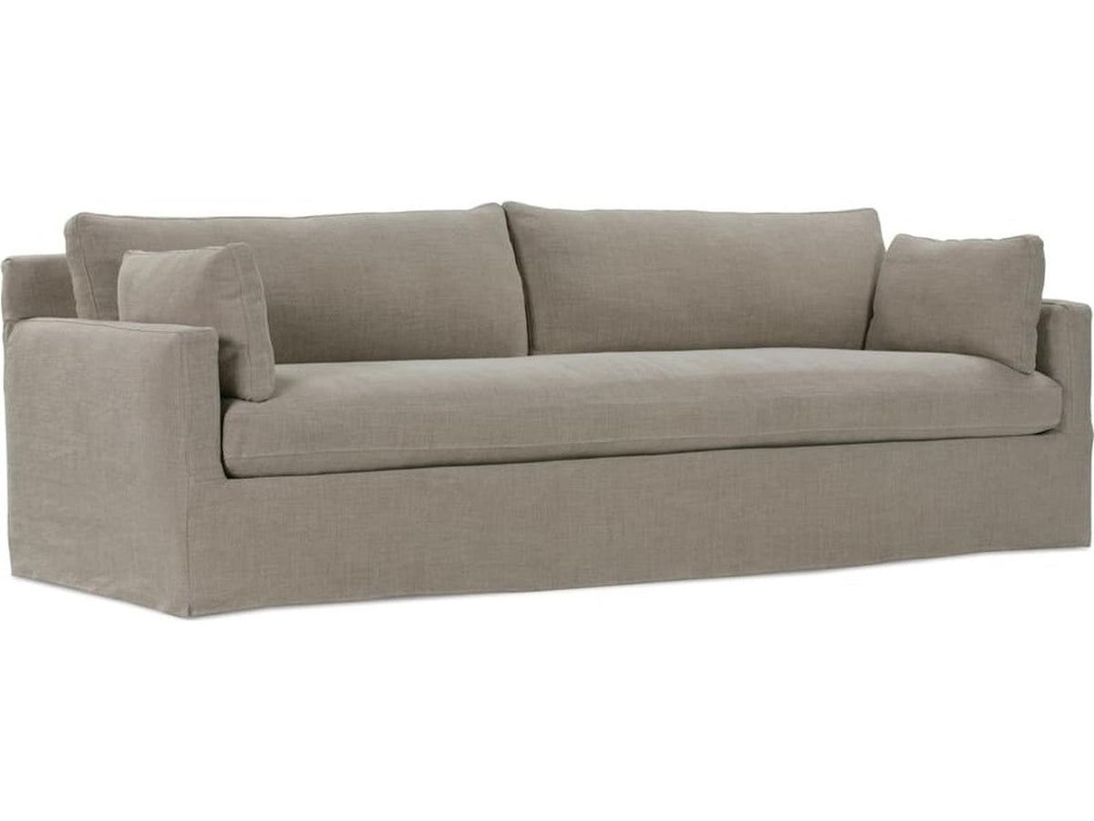 Sylvie 4-Seat Upholstered Bench Cushion Sofa in Gray