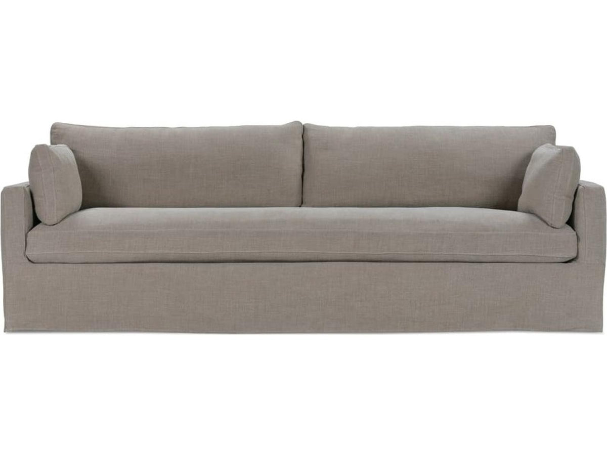 Sylvie 4-Seat Upholstered Bench Cushion Sofa in Gray