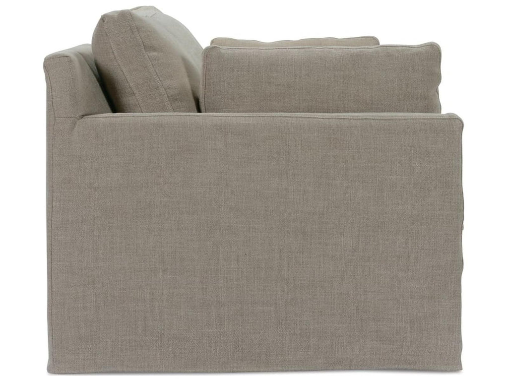 Sylvie 4-Seat Upholstered Bench Cushion Sofa in Gray